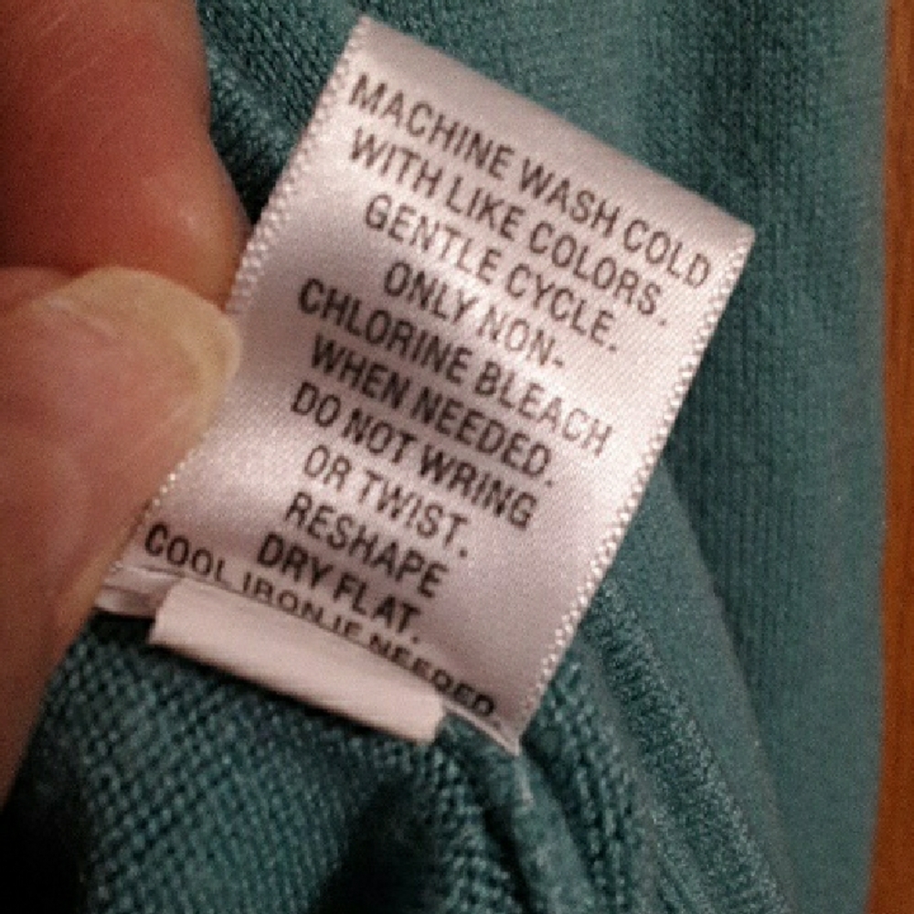 croft & barrow Teal Button-Up Crewneck Cardigan - Picture 5 of 7